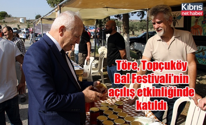 Töre, Topçuköy Bal Festivali’nin açılış etkinliğinde katıldı