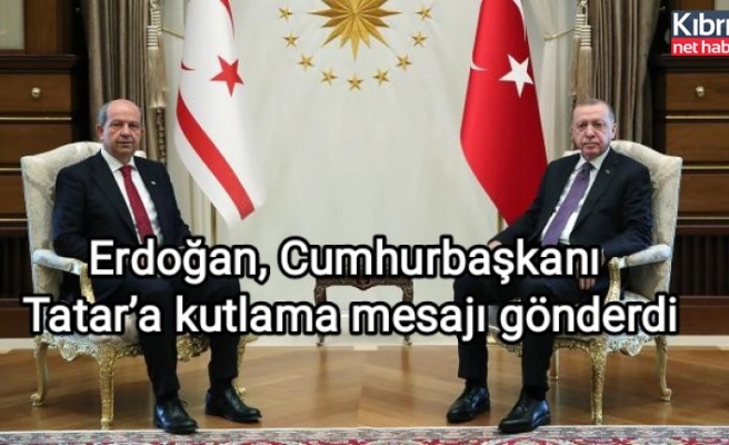 Erdoğan, Cumhurbaşkanı Tatar’a kutlama mesajı gönderdi