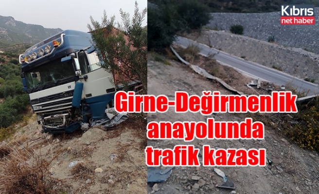 Girne-Değirmenlik anayolunda trafik kazası