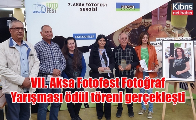 VII. Aksa Fotofest Fotoğraf Yarışması ödül töreni gerçekleşti
