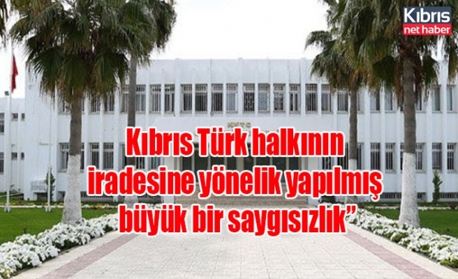 Dışişleri Bakanlığı’ndan BM Barış Gücü’nün görev süresinin bir yıl uzatılması kararına tepki: “Kıbrıs Türk halkının iradesine yönelik yapılmış büyük bir saygısızlık”