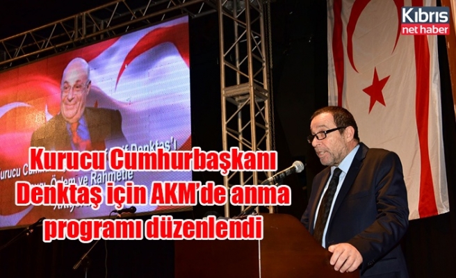 Kurucu Cumhurbaşkanı Denktaş için AKM’de anma programı düzenlendi