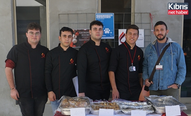 UKÜ Gastronomi öğrencilerinden sokaktaki dostlarına yardım