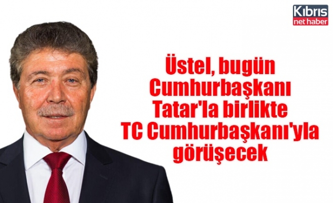 Üstel, bugün Cumhurbaşkanı Tatar'la birlikte TC Cumhurbaşkanı'yla görüşecek