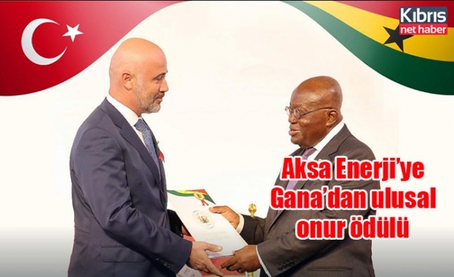 Aksa Enerji’ye Gana’dan ulusal onur ödülü