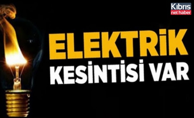 Esentepe'de yarın bazı bölgelere 3 saat süreyle elektrik verilemeyecek