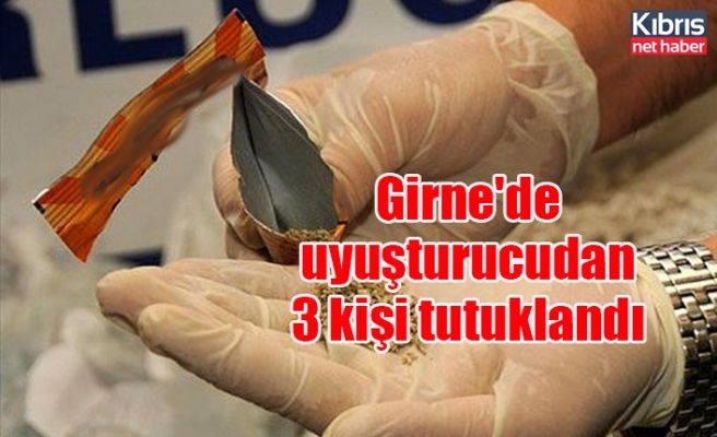 Girne'de uyuşturucudan 3 kişi tutuklandı