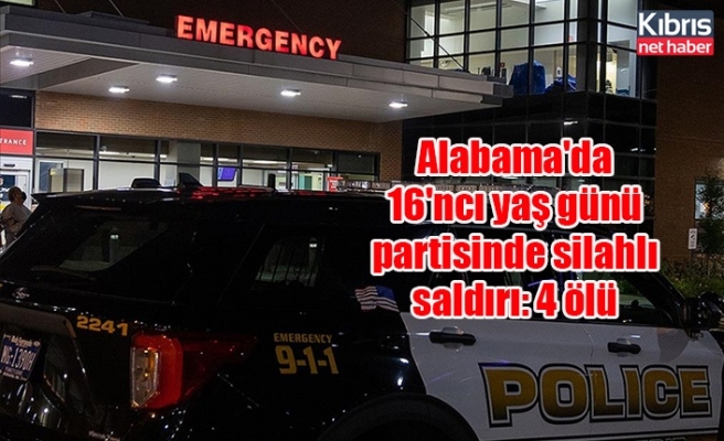 Alabama'da 16'ncı yaş günü partisinde silahlı saldırı: 4 ölü