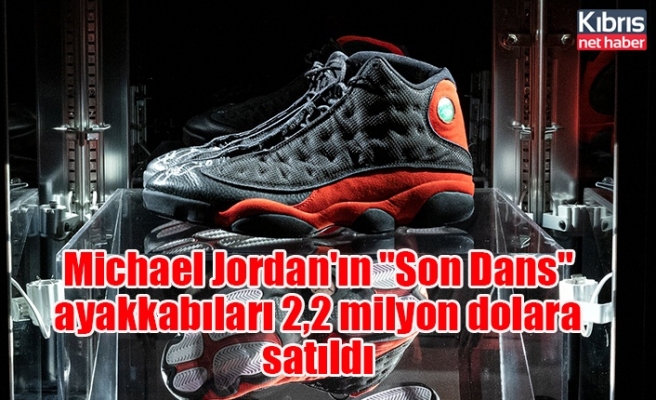 Michael Jordan'ın "Son Dans" ayakkabıları 2,2 milyon dolara satıldı