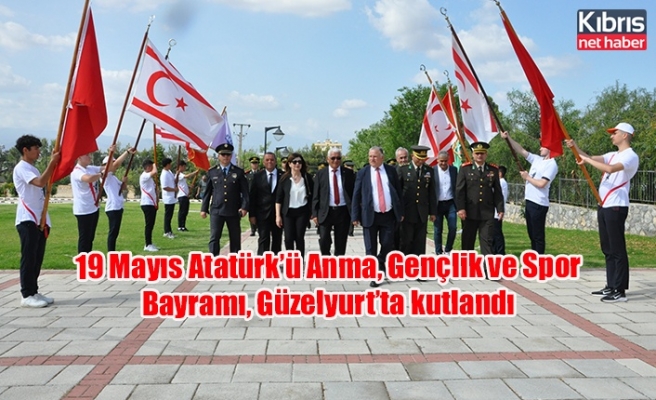 19 Mayıs Atatürk’ü Anma, Gençlik ve Spor Bayramı, Güzelyurt’ta kutlandı