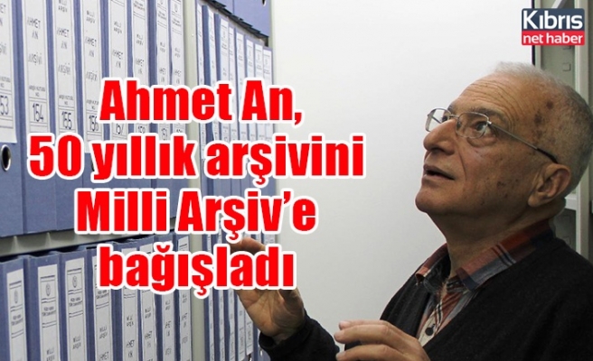 Ahmet An, 50 yıllık arşivini Milli Arşiv’e bağışladı