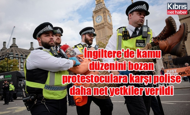 İngiltere'de kamu düzenini bozan protestoculara karşı polise daha net yetkiler verildi