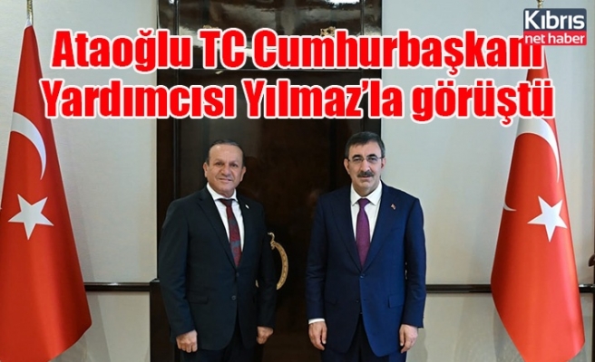 Ataoğlu TC Cumhurbaşkanı Yardımcısı Yılmaz’la görüştü