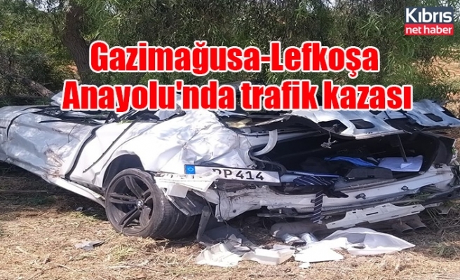 Gazimağusa-Lefkoşa Anayolu'nda trafik kazası
