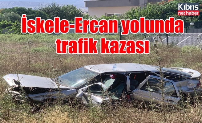 İskele-Ercan yolunda trafik kazası