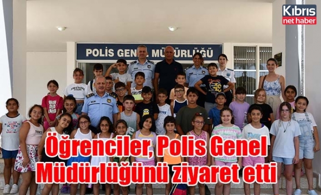 Öğrenciler, Polis Genel Müdürlüğünü ziyaret etti