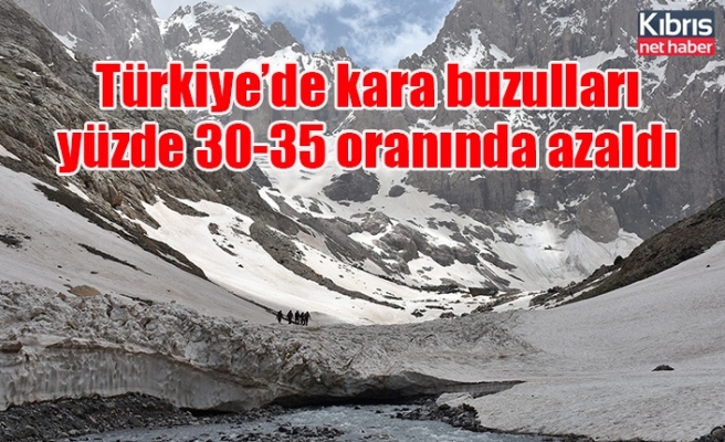 Türkiye’de kara buzulları yüzde 30-35 oranında azaldı