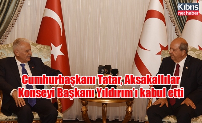 Cumhurbaşkanı Tatar, Aksakallılar Konseyi Başkanı Yıldırım’ı kabul etti