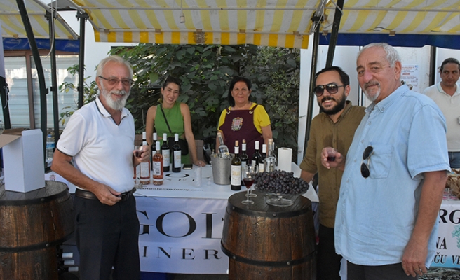 Girne'de Kıbrıs şarabı ve bağ ürünleri tadım etkinliği