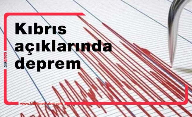 Akdeniz'de 3,6 şiddetinde deprem!