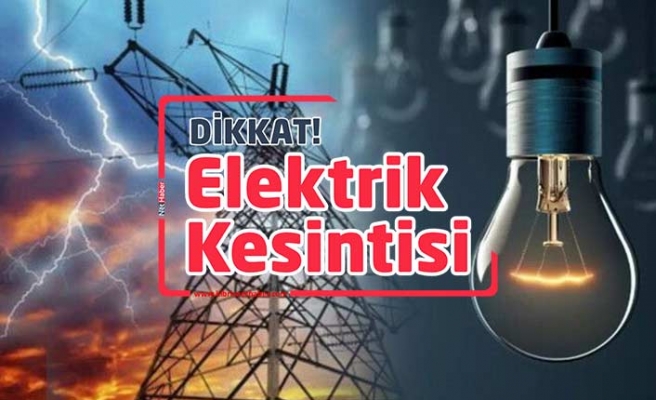Lefkoşa ve Boğaz bölgesinde dönüşümlü elektrik kesintisi