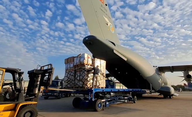Türkiye Gazze'ye askeri uçakla sağlık malzemeleri gönderecek