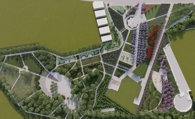 DAÜ Kent-AG, Rauf Raif Denktaş Anıt Mezarı ve Cumhuriyet Parkı için peyzaj tasarım projesi hazırladı