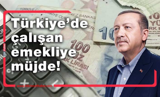 TC Cumhurbaşkanı Erdoğan'dan çalışan emekliye ikramiye talimatı