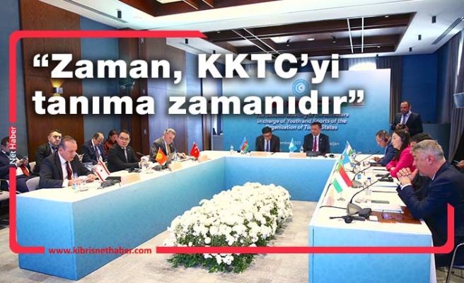 Türkiye Gençlik ve Spor Bakanı TDT bakanlar toplantısında konuştu
