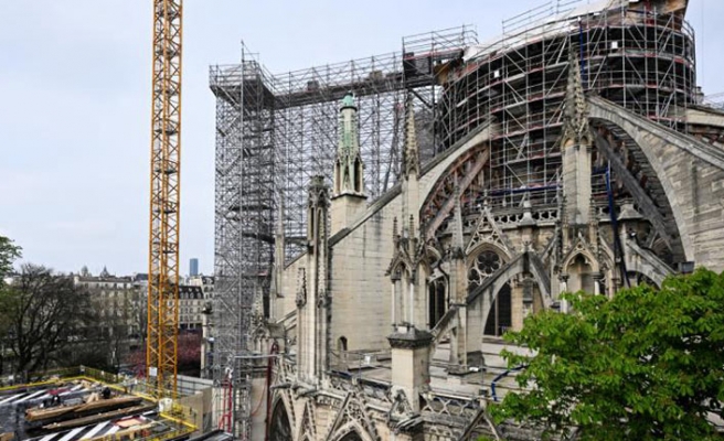 Fransa'nın tarihi Notre Dame Katedrali yıl sonunda ziyarete açılacak