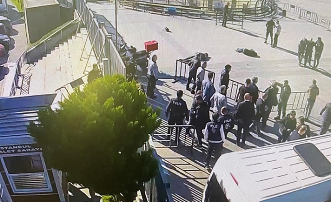 İstanbul Adliyesi önündeki meydanda silahla ateş açıldı: 2 kişi öldü, 2'si polis 3 kişi yaralandı