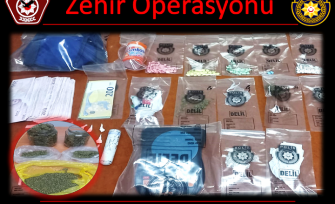 Lefkoşa ve Alayköy’de narkotik operasyonu: 2 kişi tutulandı