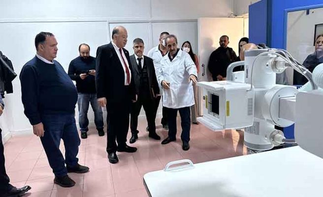 Nalbantoğlu Devlet Hastahanesi Polikliniği'nde yeni bir röntgen cihazı hizmete girdi