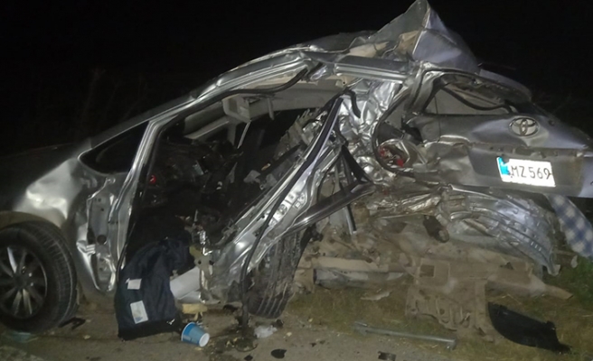 Karpaz'da trafik kazası: 4 kişi yaralandı