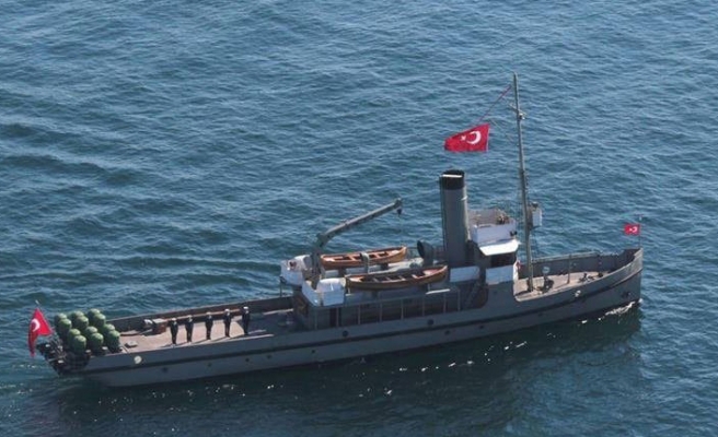 TCG Nusret Müze Gemisi bugün ve yarın Girne Limanı’nda halkın ziyaretine açılacak
