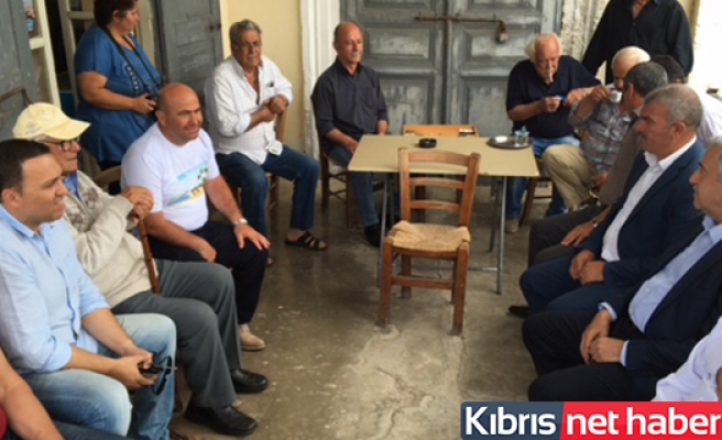 Akıncı, Karpaz'da halkın sorunlarını dinledi
