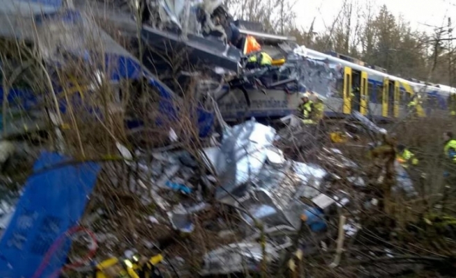Almanya'da tren kazası