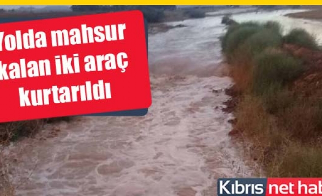 Aşırı yağışlar Mesarya'da taşkınlara yol açtı