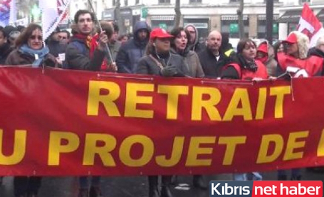 Fransa’da iş yasasına karşı eylem