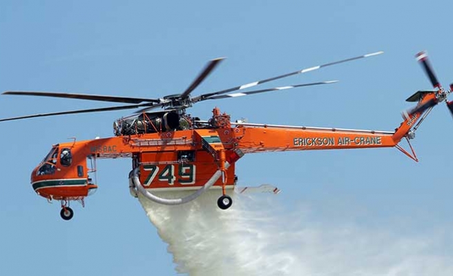 Güney Kıbrıs 2 Yangın Söndürme Helikopteri kiraladı