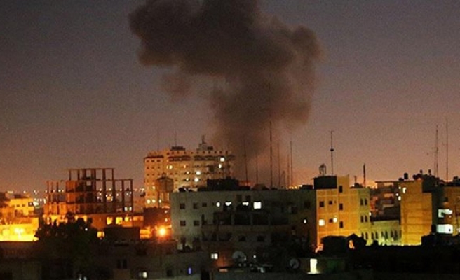 İsrail işgal güçlerinden Gazze’ye hava saldırısI