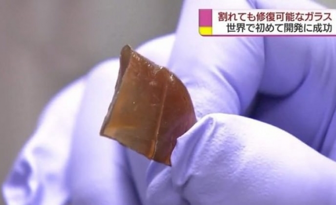 Japon bilim insanlarından kendini tamir eden cam