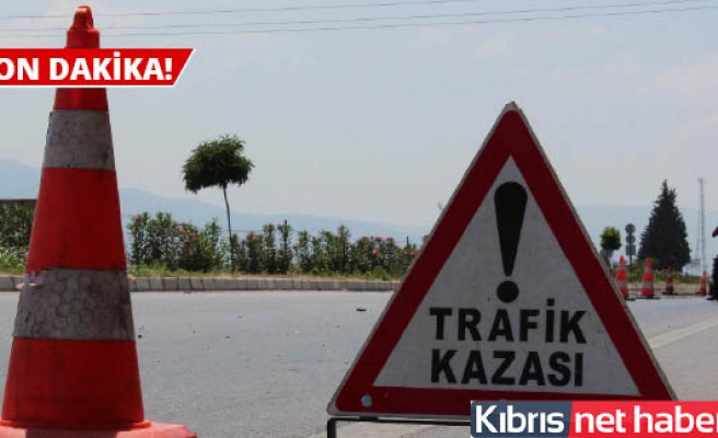 Lefkoşa- Güzelyurt anayolunda trafik kazası: 5 yaralı