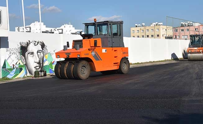 Lefkoşa’da asfalt yatırımları sürüyor
