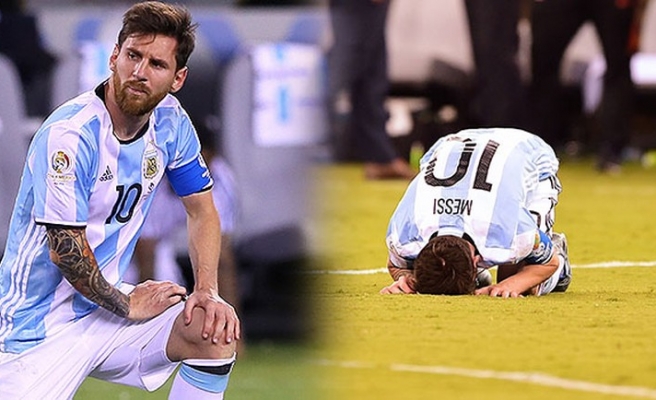 Messi finalde penaltı kaçırdı, milli takımı bıraktı! 