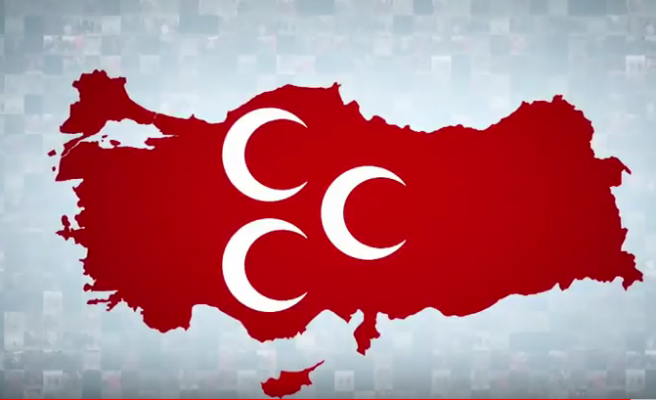 MHP'nin reklam filminde Kıbrıs'In tümü Türkiye'ye dahil edildi