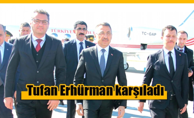 Oktay’ı Ercan'da Erhürman Karşıladı