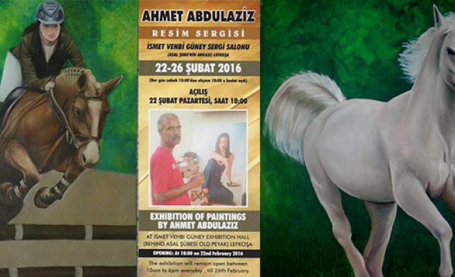 Ressam Ahmet Abdulaziz'in 4. sergisi açılıyor