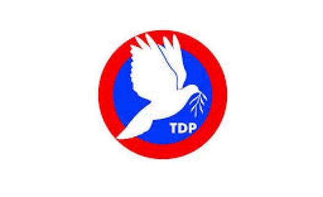 TDP Kurultayı 25 Kasım'da Gerçekleştirilecek