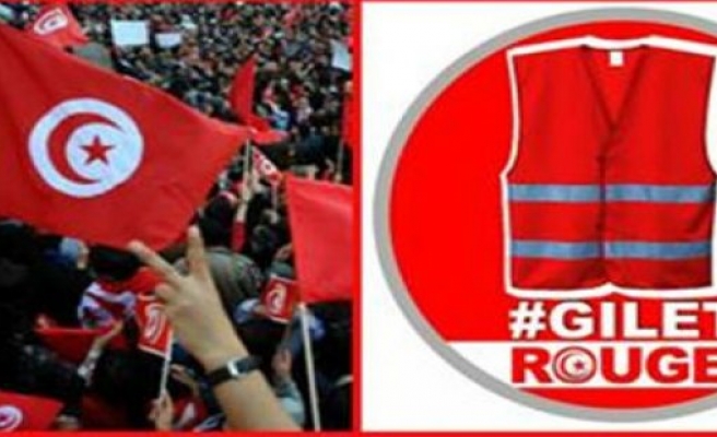 Tunus'ta 'Kırmızı Yelekliler' çağrısı 